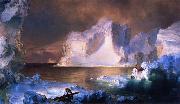 Frederic Edwin Church The Iceburgs Sweden oil painting artist